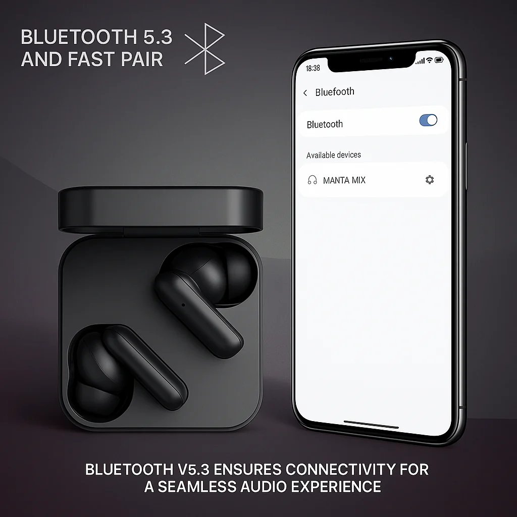 CMT Ultra Pro Earbuds with Active Noise Cancellation & HD Sound - Image 7
